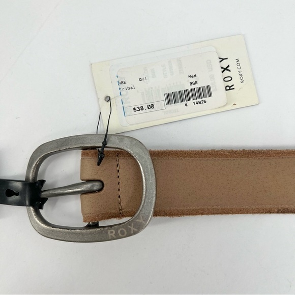 Roxy Western Boho Beaded Leather Belt Size M - Picture 4 of 7